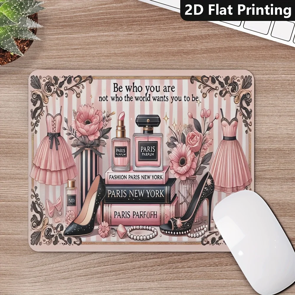 Brand Paris NY Mouse Pad Iron Art Desk Mat Durable Comfortable Laptop PC Office Home Anti-Slip Desktop Accessory
