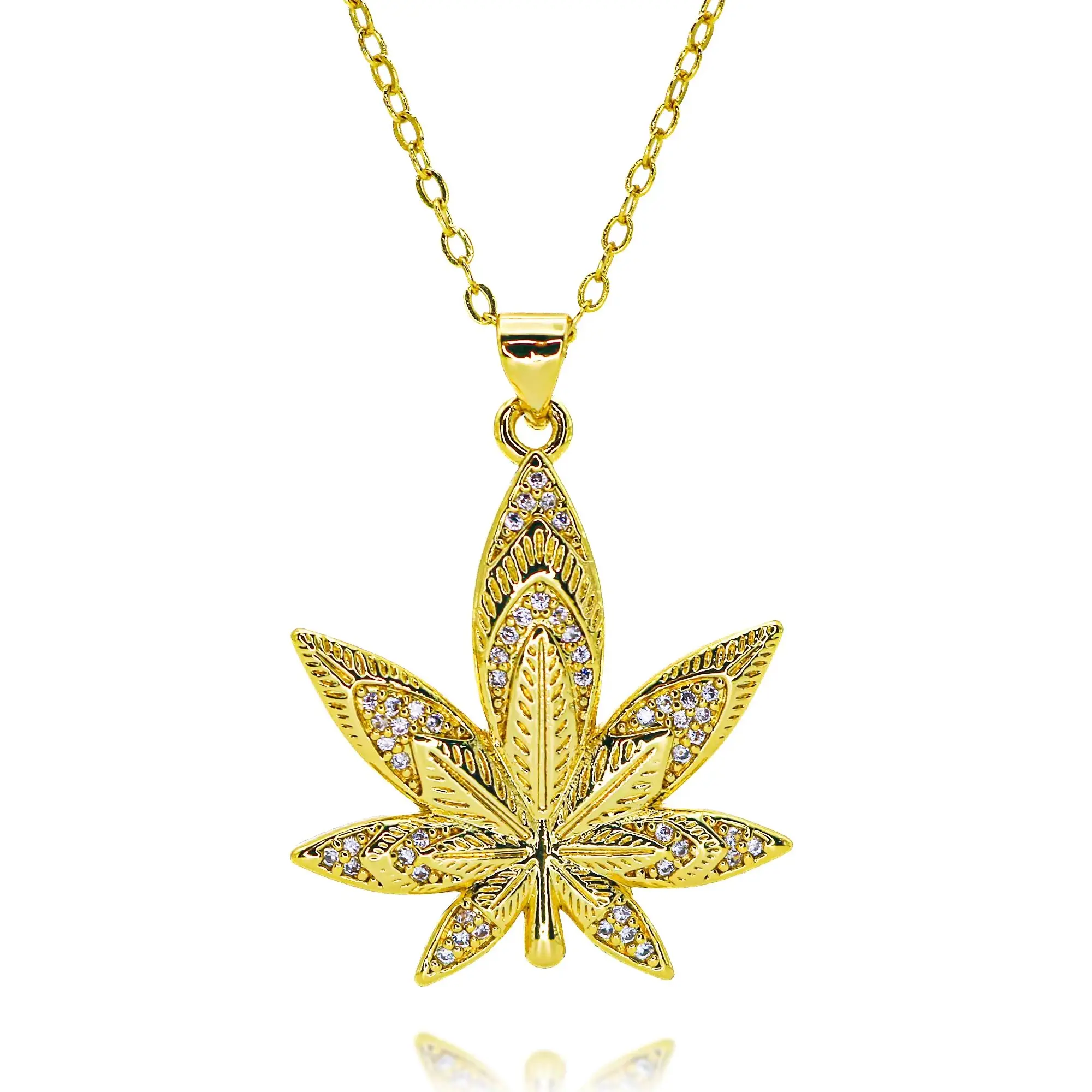 Copper Gold Plated Hemp Leaf Charms for Necklace DIY Jewelry Making Marijuana Leaf Pendant Maple Leaf Jewelry Supplies Gifts