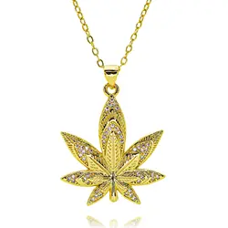 Copper Gold Plated Hemp Leaf Charms for Necklace DIY Jewelry Making Marijuana Leaf Pendant Maple Leaf Jewelry Supplies Gifts