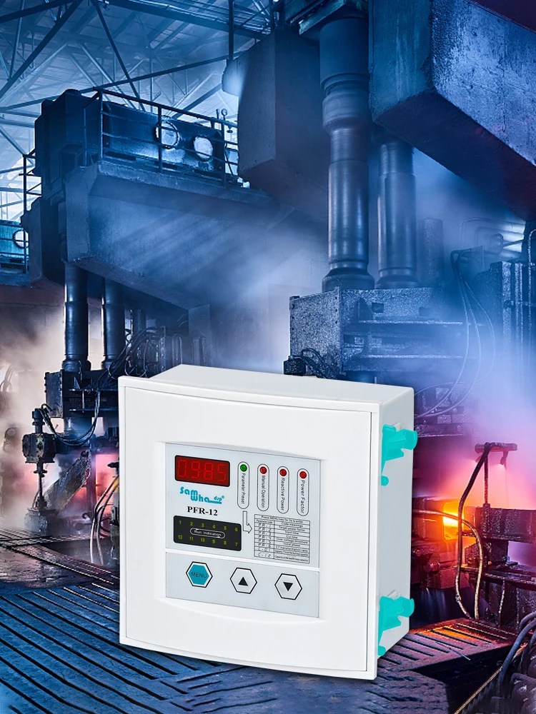 Samwha-Dsp PFR-12 Power Factor Controller, 12 Steps,  380VAC 50/60Hz