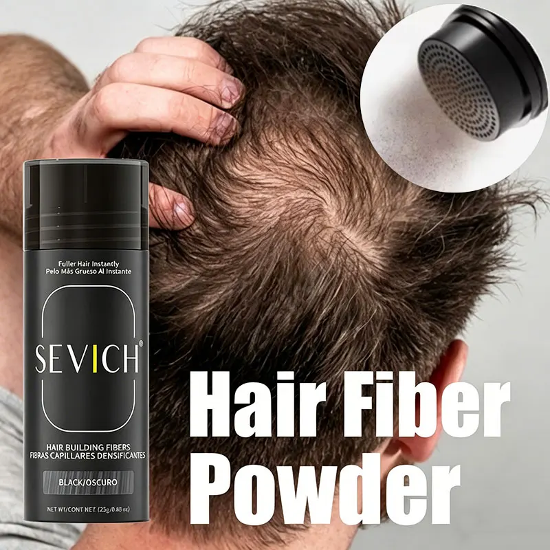 25g Hair Fibers Regrowth Powders Thickening Hair Powder Cover Sparse Hair Or Bald Spots Hair Building Fiber For Men&Women