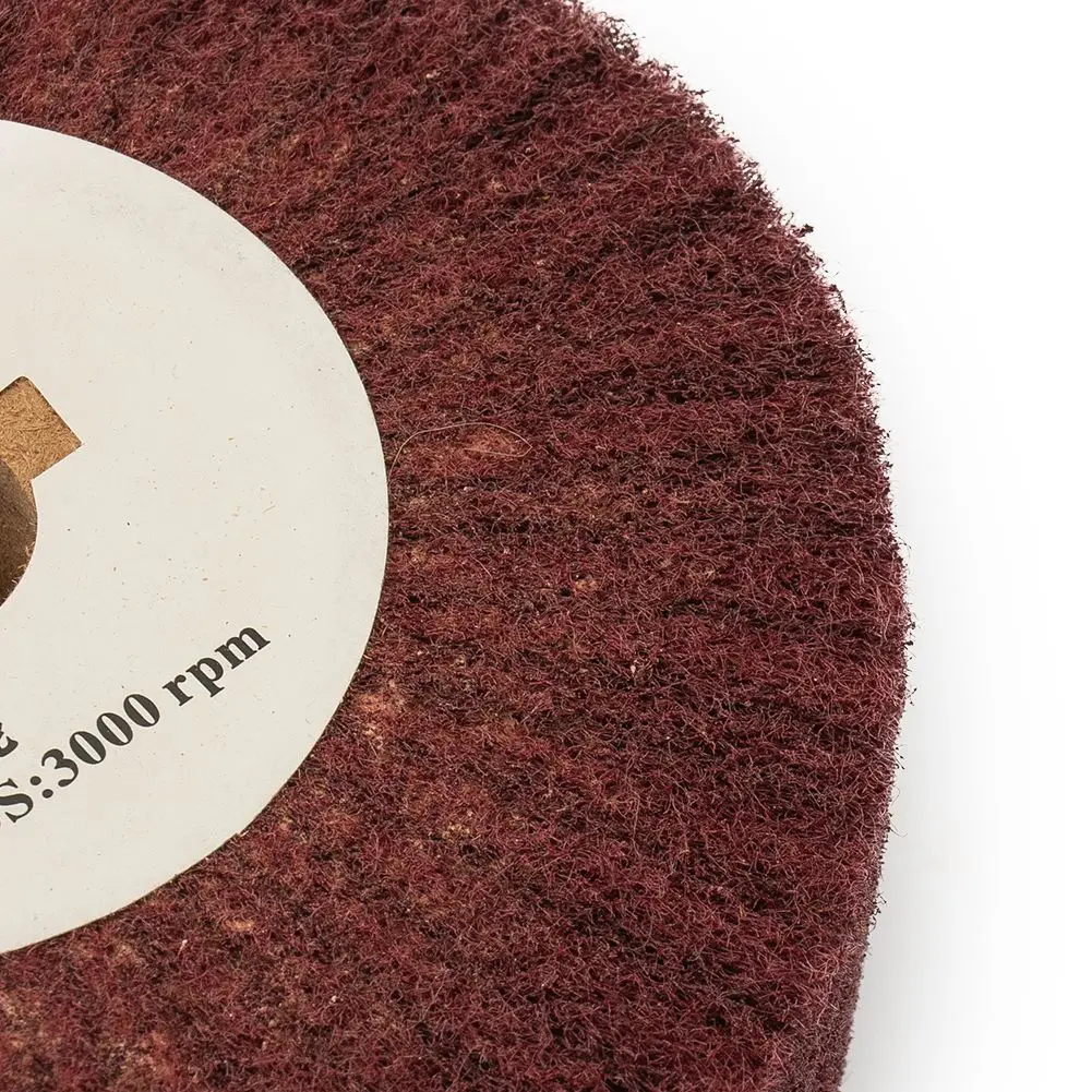 

5 Inch Non Woven Flap Polishing Disc with 320 Grit Suitable for Removing Paint and Oxidation from Metals and Wood Surfaces