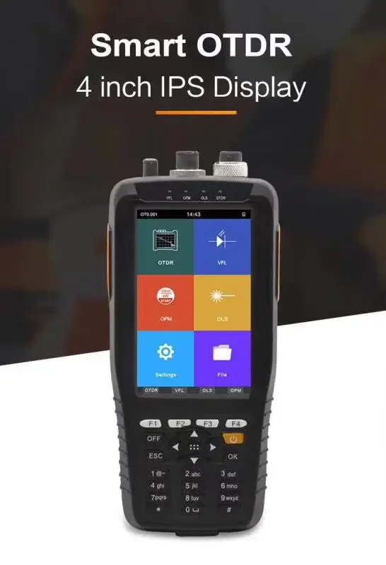 

TM290 4 In 1 Smart OTDR 1310 1550nm with VFL/OPM/OLS Touch Screen OTDR TM290D Optical Time Domain Reflectometer