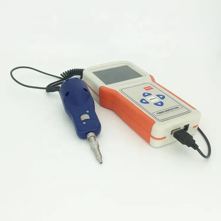 Power Consumption 3W 200X Fiber Optic Connector Inspection Microsfiber Optic Connector Inspection Microscope