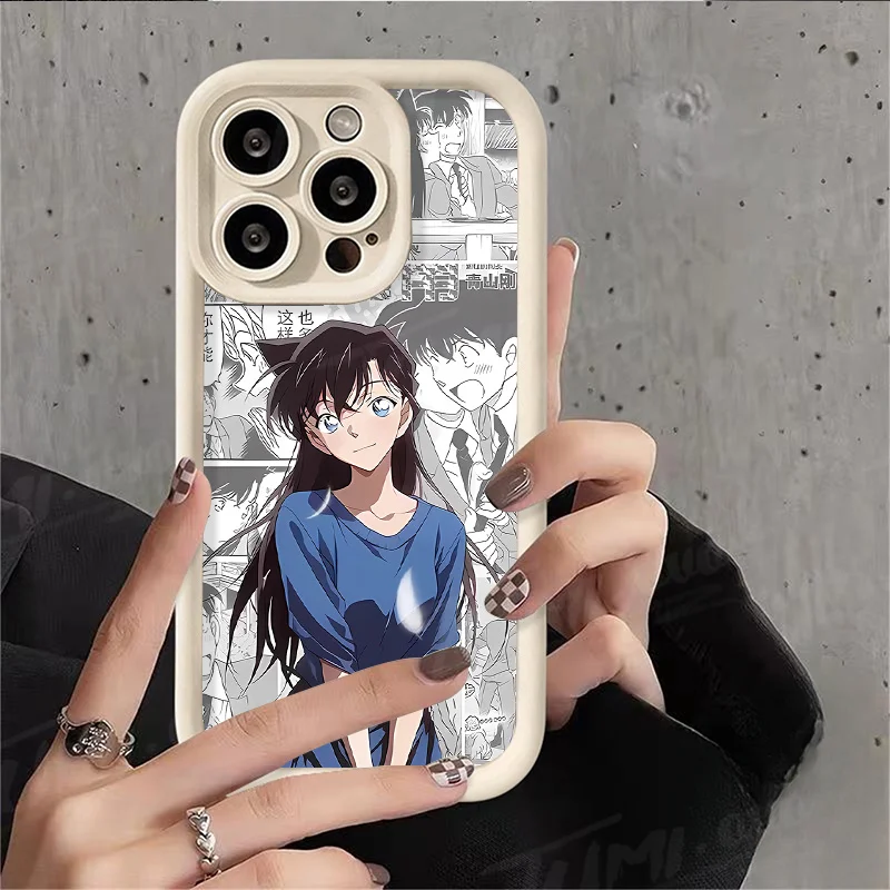 Detective Conan Lovers Case for Xiaomi Redmi Note 13 12 11 Pro Plus 4G 5G 12S 11S 10S 10 9 9S 8 12C 13C A3 Matte Printing Cover