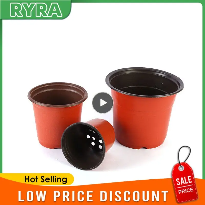 Home Garden Plant Pot Versatile Fall Resistant Easy To Use Durable Sturdy Plant Pot Tray Plastic Grow Box Tray -trend