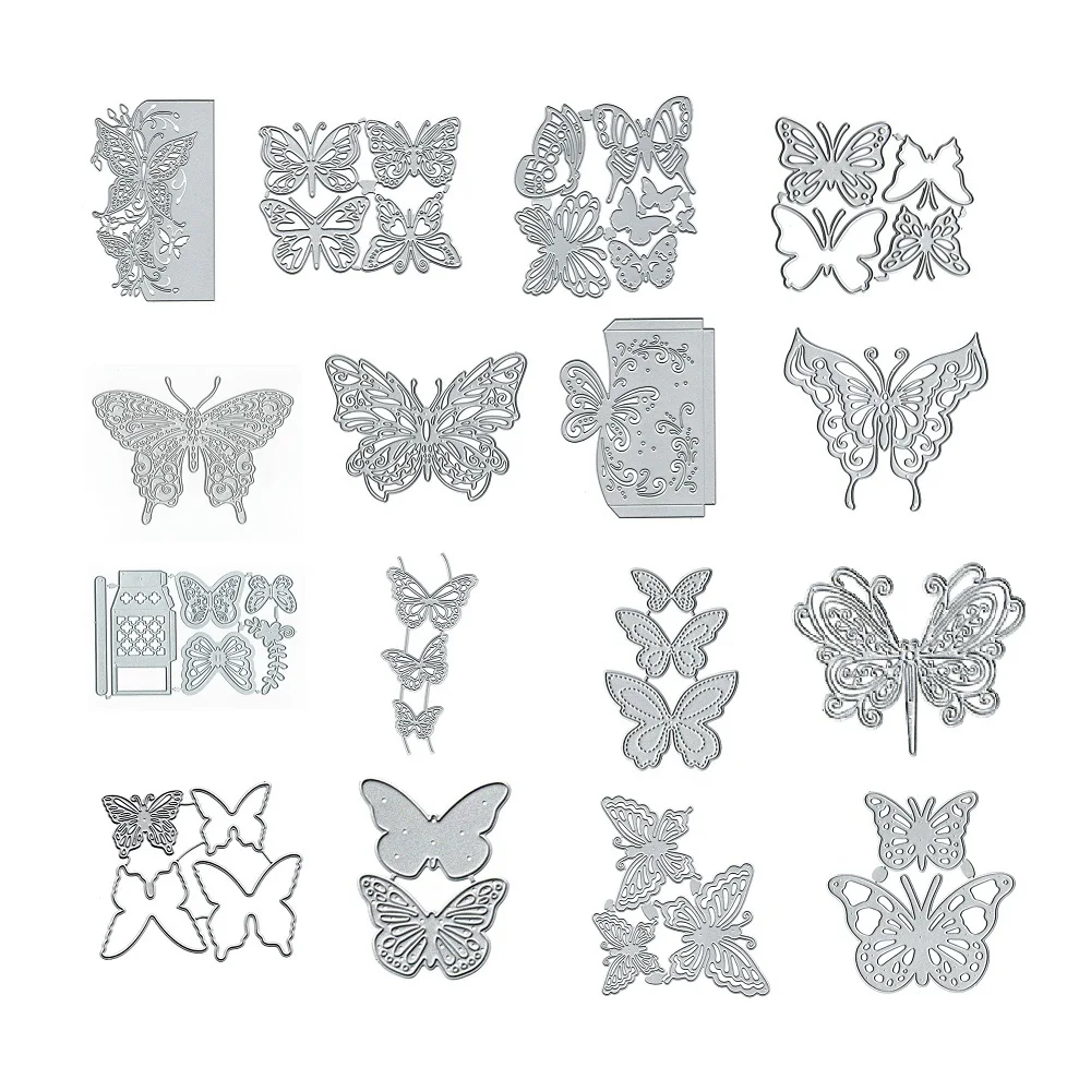 

Metal Cutting Dies Various Butterfly for Scrapbooking DIY Manual Photo Album Production Tool Carbon Steel Butterfly Die Cuts