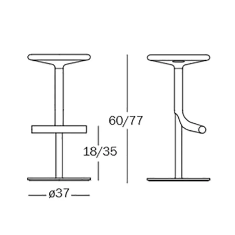 Modern Iron Bar Chairs Bar Furniture American Milk Tea Shop Cafe High Chair Nordic Light Luxury Home Front Desk Bar Round Stool