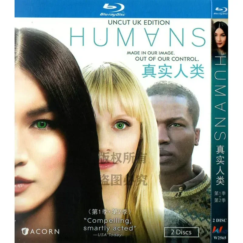

American Science Fiction Drama TV Series Real Humans Seasons 1-3 1080p HD BD Blu-ray 4 Discs