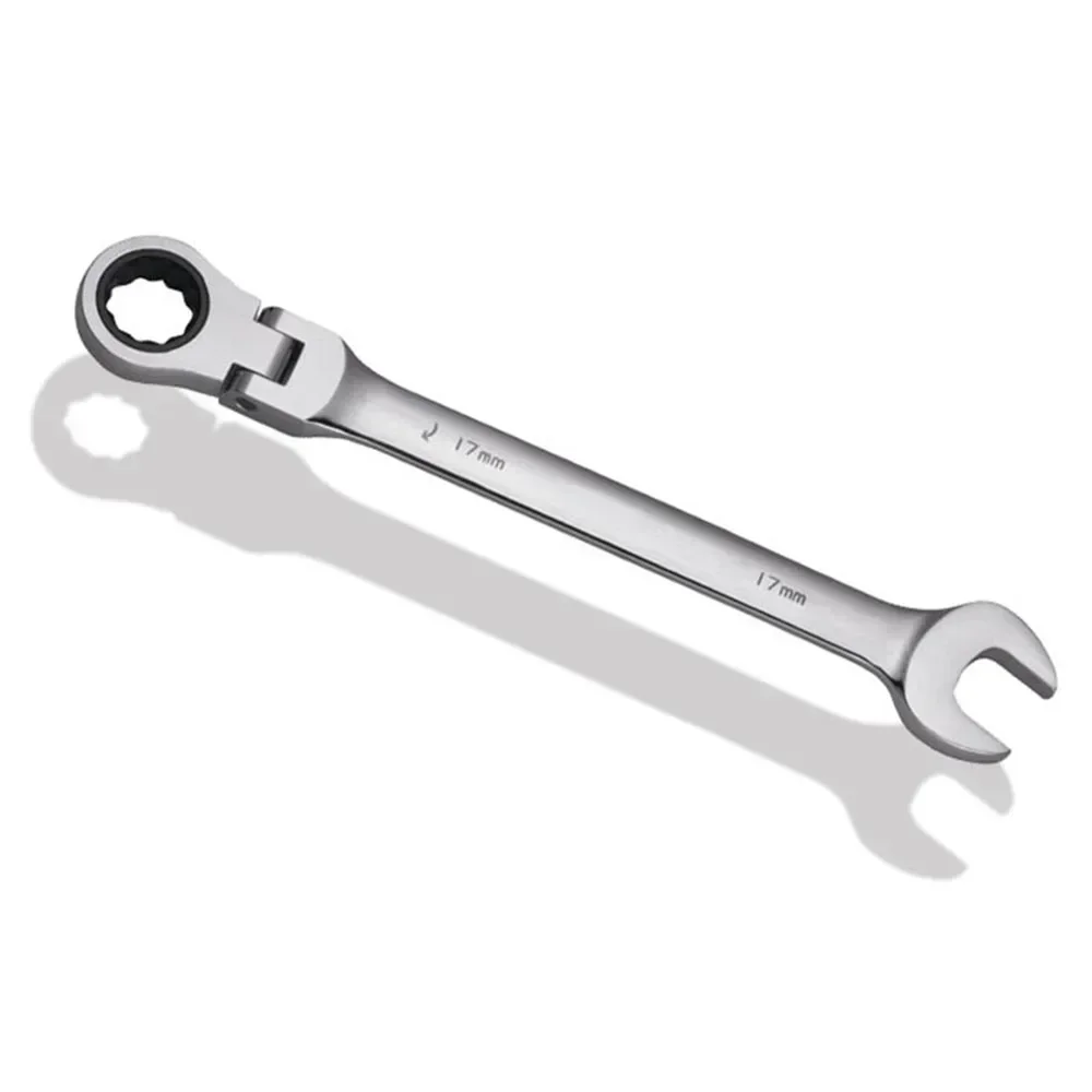 1PCS 8mm-17mm Fast And Labor-Saving Dual-Use Open-Ended Universal 72-Tooth Ratchet Wrench Movable Head Open Plummer