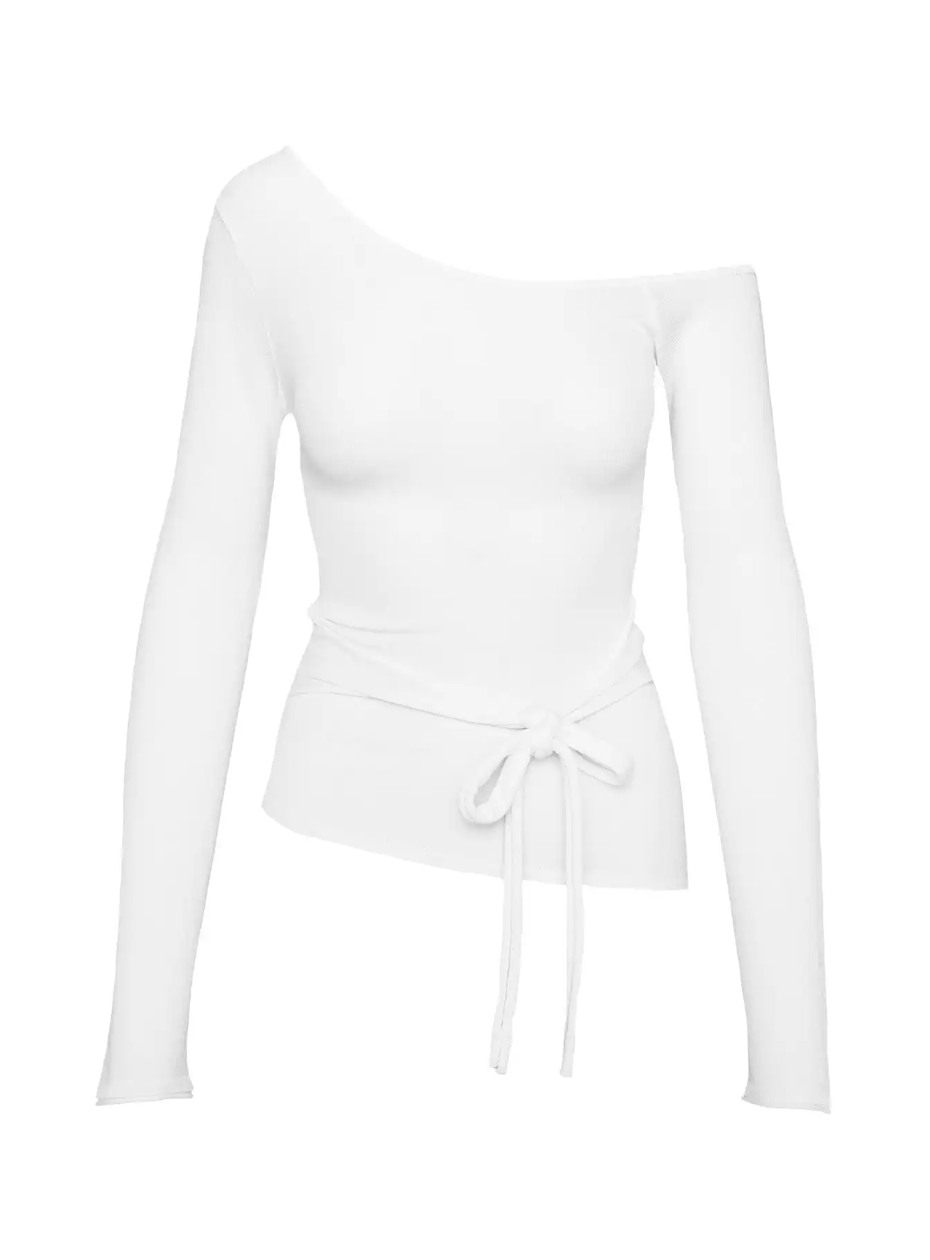 ابق مريحًا وأنيقًا في تي شيرت بني الشوكولاتة بدون أكتاف - مثالي لخريف!