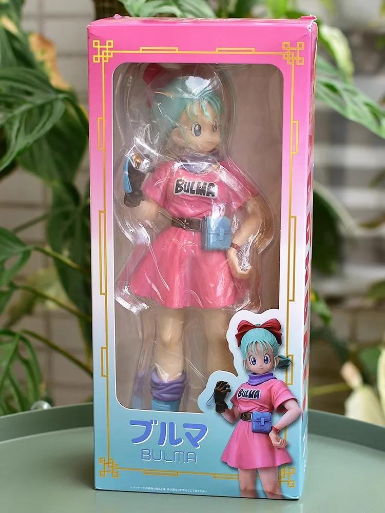 26Cm Dragon Ball Z Anime Figuur Gk Bulma Glitter & Glamours Actie Beeldje Pvc Standbeeld Model Pop Verzamelbaar Ornament Speelgoed Cadeau