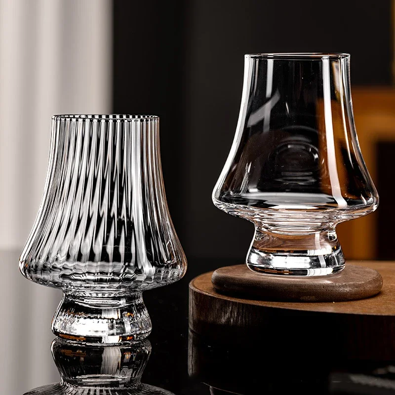Good for Cognac Brandy Scotch Bourbon Whisky Crystal Glass Snifter 250ML Narrow Rim Tasting Glasses - Handcrafted