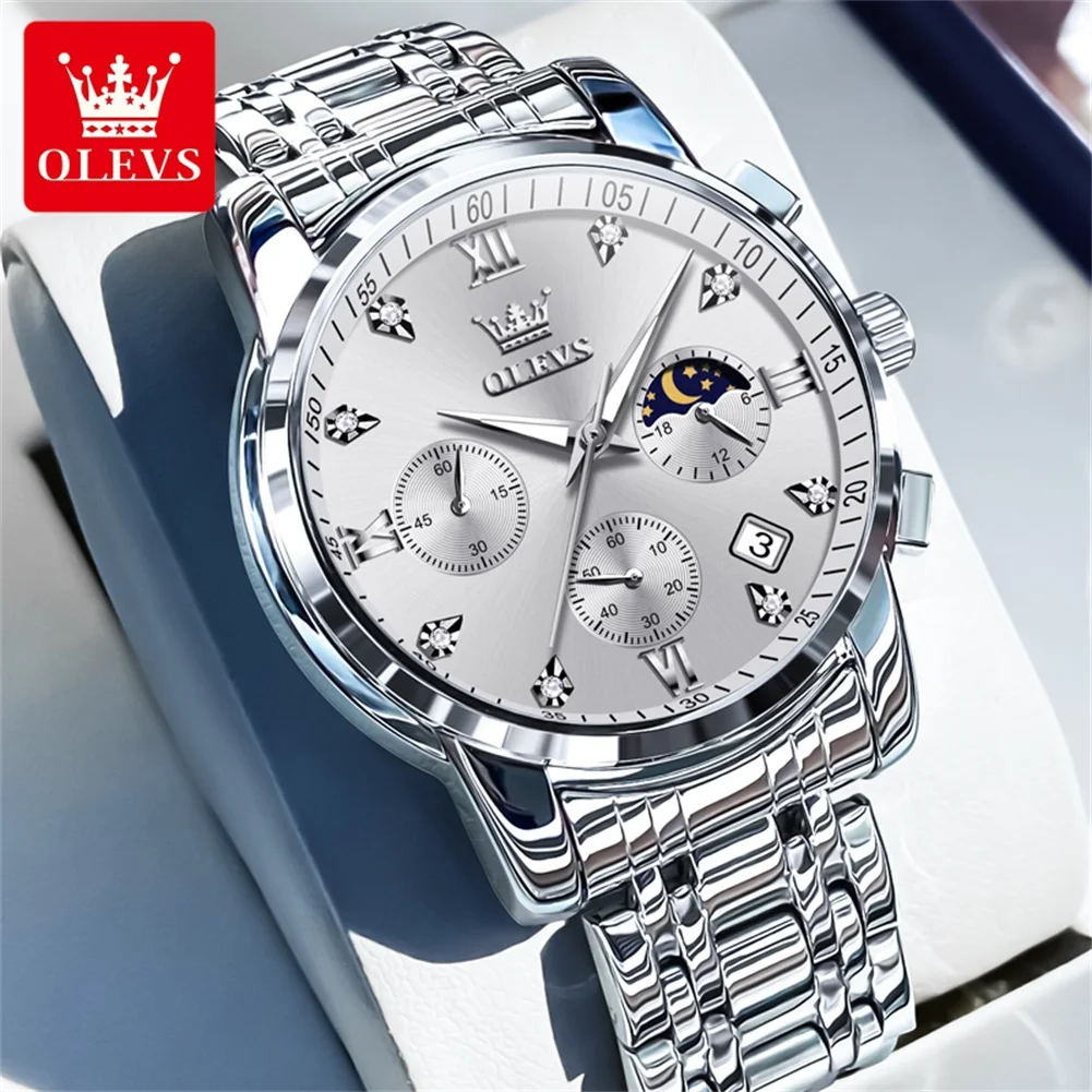 Men's Classic Three Eye Chronograph Watch