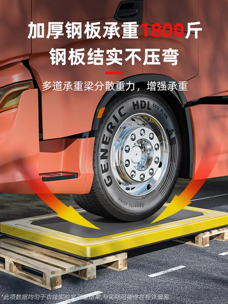 Thickened Steel Plate Flatbed Truck, Handcart, Cargo Pulling, Folding, Portable Household Trailer, Express Delivery Cart