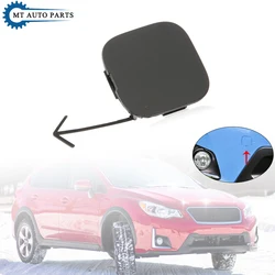 MTAP Front Bumper Towing Hook Garnish Cover Unpainted Front Hauling Eye Lid Trailer Trim Cap For Subaru XV Corsstrek 2012-2017