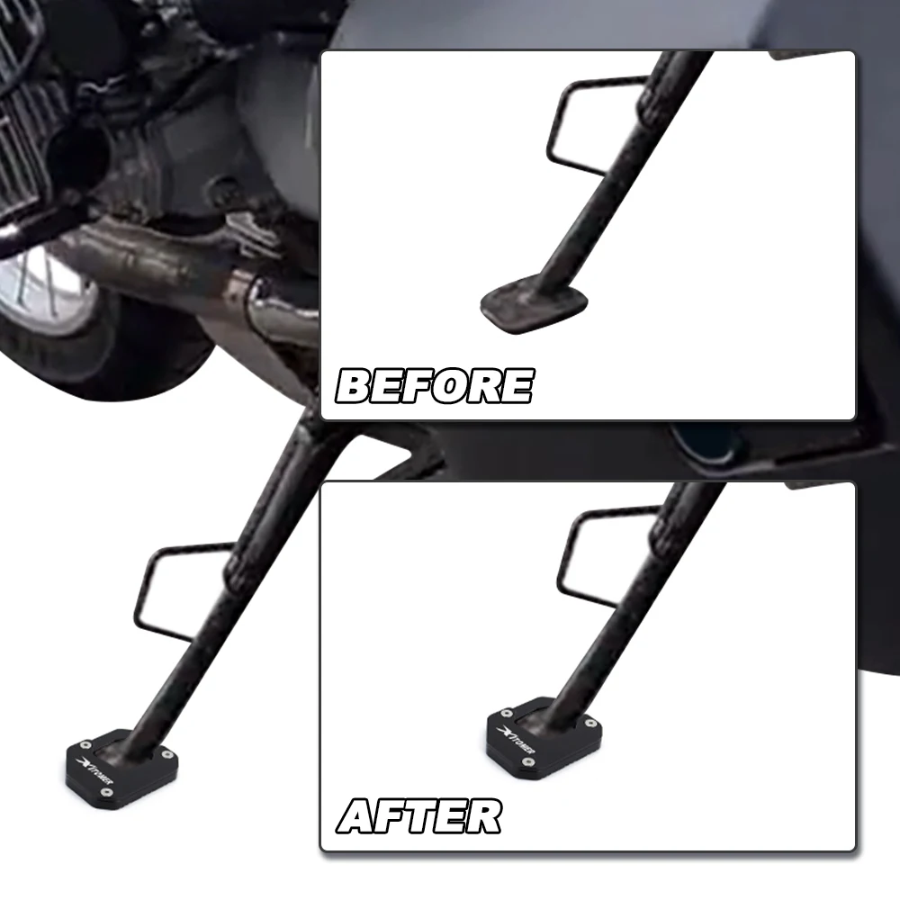 Per BMW R1150GS 1999 2000 2001 2002 2003 2004 2005 2006 Moto Cavalletto Scarpa Cavalletto Laterale Ingranditore Estensione Ingranditore Pate Pad