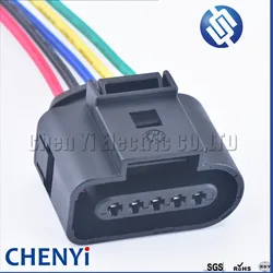 5 Pin 1.5mm series Air Flow Meter Plug 1J0973705 MAF Auto waterproof Connector Wire Pigtail 1J0 973 705 42123000 6N0973805
