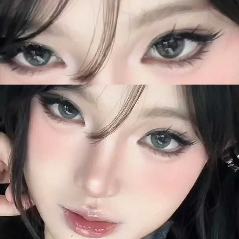 3-10 Reihen Fuchsaugen Rauchige falsche Wimpern Einzelne Cluster-Wimpernverlängerung Segmentierte Wimpern Einzelne Wimpern Make-up-Tool