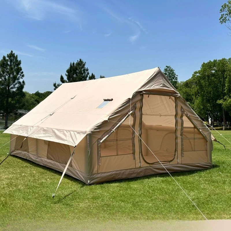 Large inflatable tent camping 6-8 people mountain camping supplies