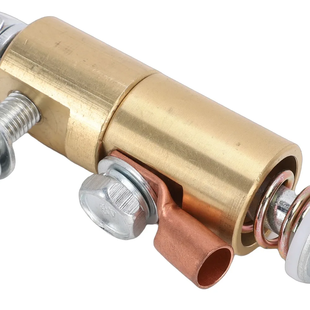 500A Welding Ground Clamp 360 Degree Rotating Brass Copper Construction Ground Clamp Rotating Device High Stability