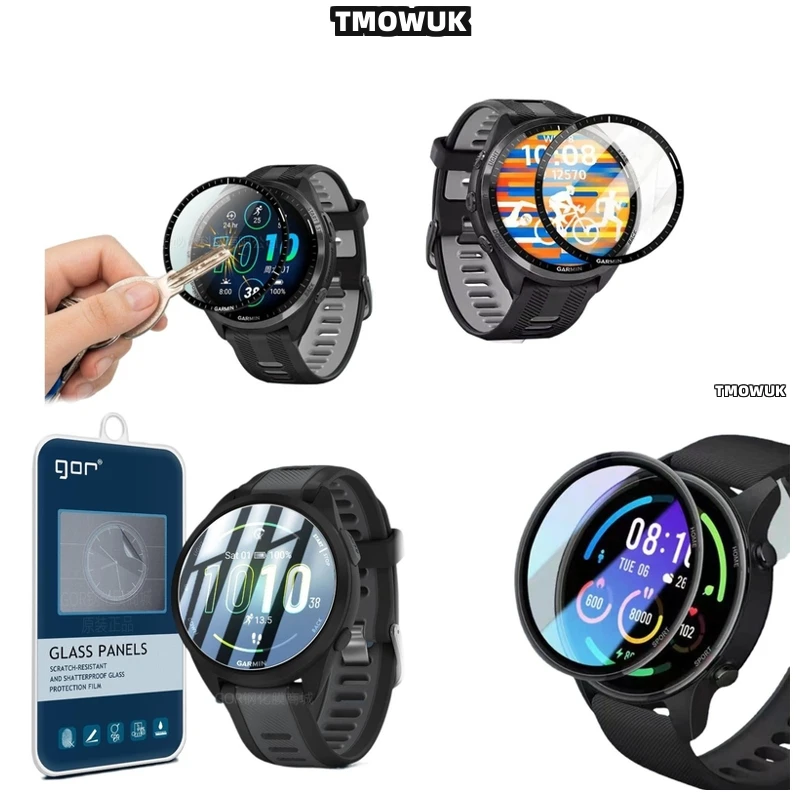 

For Garmin Forerunner 57 945 955 965 970 42mm 47mm Transparent Film, Does Not Alter Screen Color