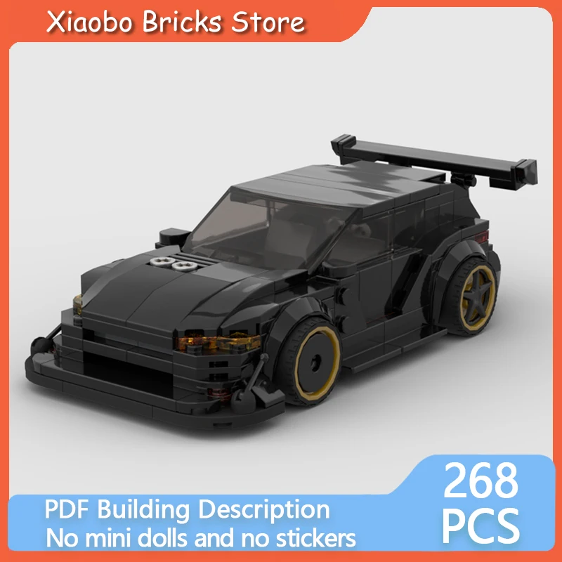 

City Car Speed Champion Model MOC Building Bricks Sportscar Low Chassis Technology Gifts Holiday Assemble Children Toys Suit