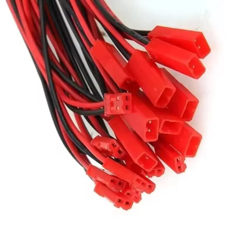 20pcs DIY JST Plug Cable 2-Pin Male And Female Connector Terminals for Electronic Projects