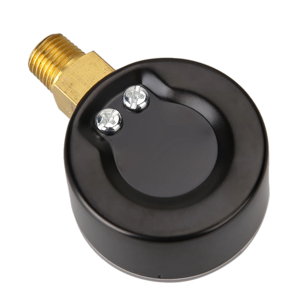 50mm 0-15 PSI 저압 게이지 1/4 BSPT 하단 장착형 수압 게이지 공기압 게이지 (공기, 가스, 물, 연료, 액체용)