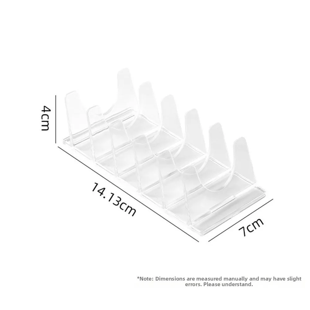 Duurzame, zeer heldere cosmetische standaard Acryl multifunctionele blozenpoeder opbergbak Cosmetica gereedschap standaard
