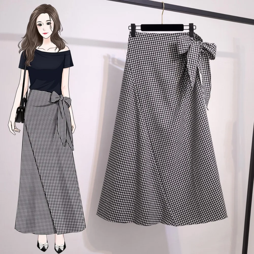 

Casual Chic butterfly A-line asymmetrical slim Skirts Korean Fashion bohemian Summer Plus Size women clothing