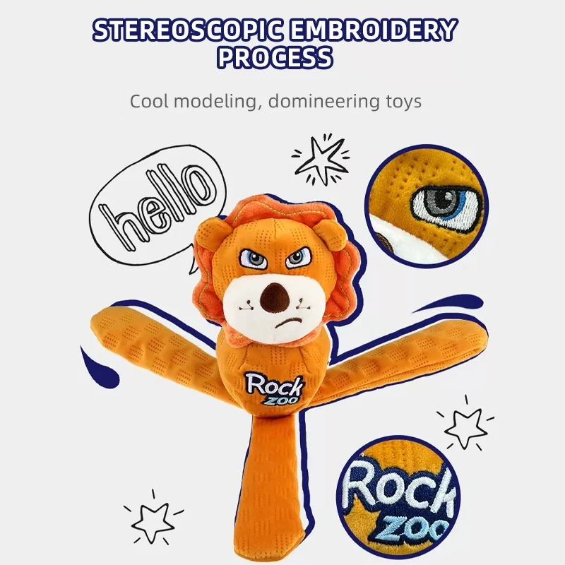 GiGwi Dog Toys Rock Series Sounding Interactive Toy For Dog Molar Training Bite Resistance Pet Lovely Interaction Plush Toys