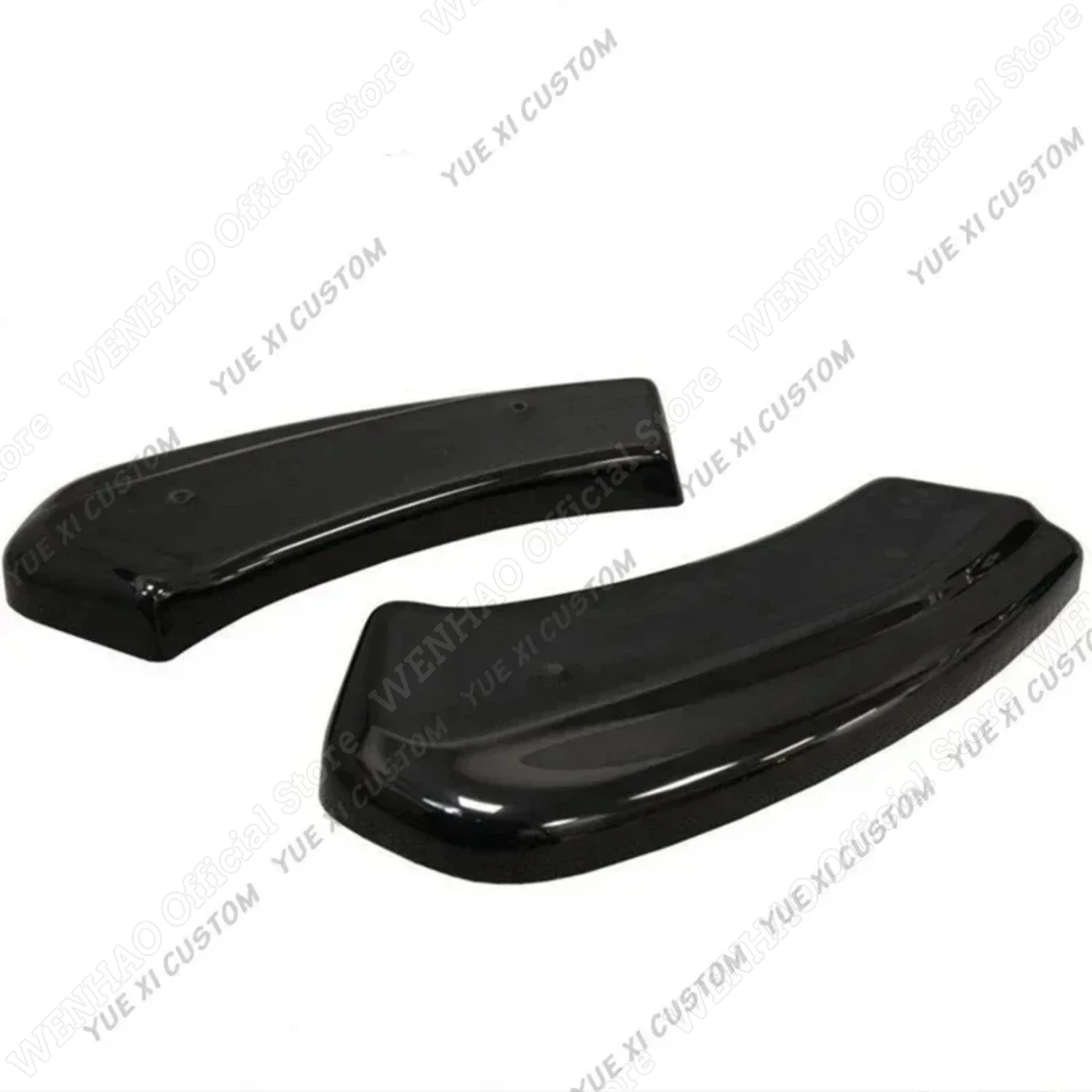 Maxton Style Glossy Black Car Rear Bumper Side Splitters For VW Golf Mk7 Golf 7 GTI 2012-2020 Rear Side Corner Apron Bodykits view 5