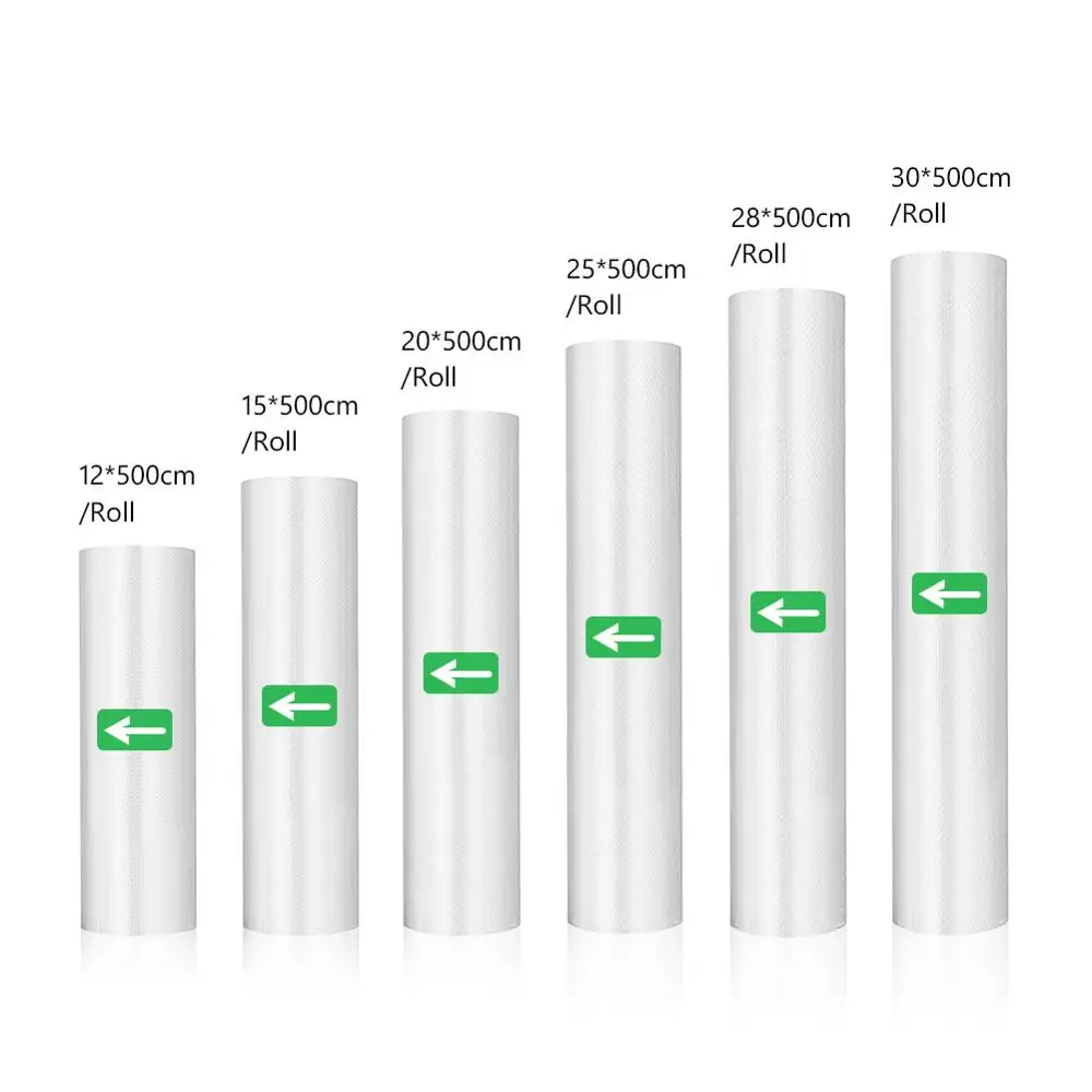 Sacchetti di stoccaggio per sacchetti sottovuoto per alimenti rotoli addensati sacchetti freschi per alimenti a lunga tenuta per macchina sottovuoto