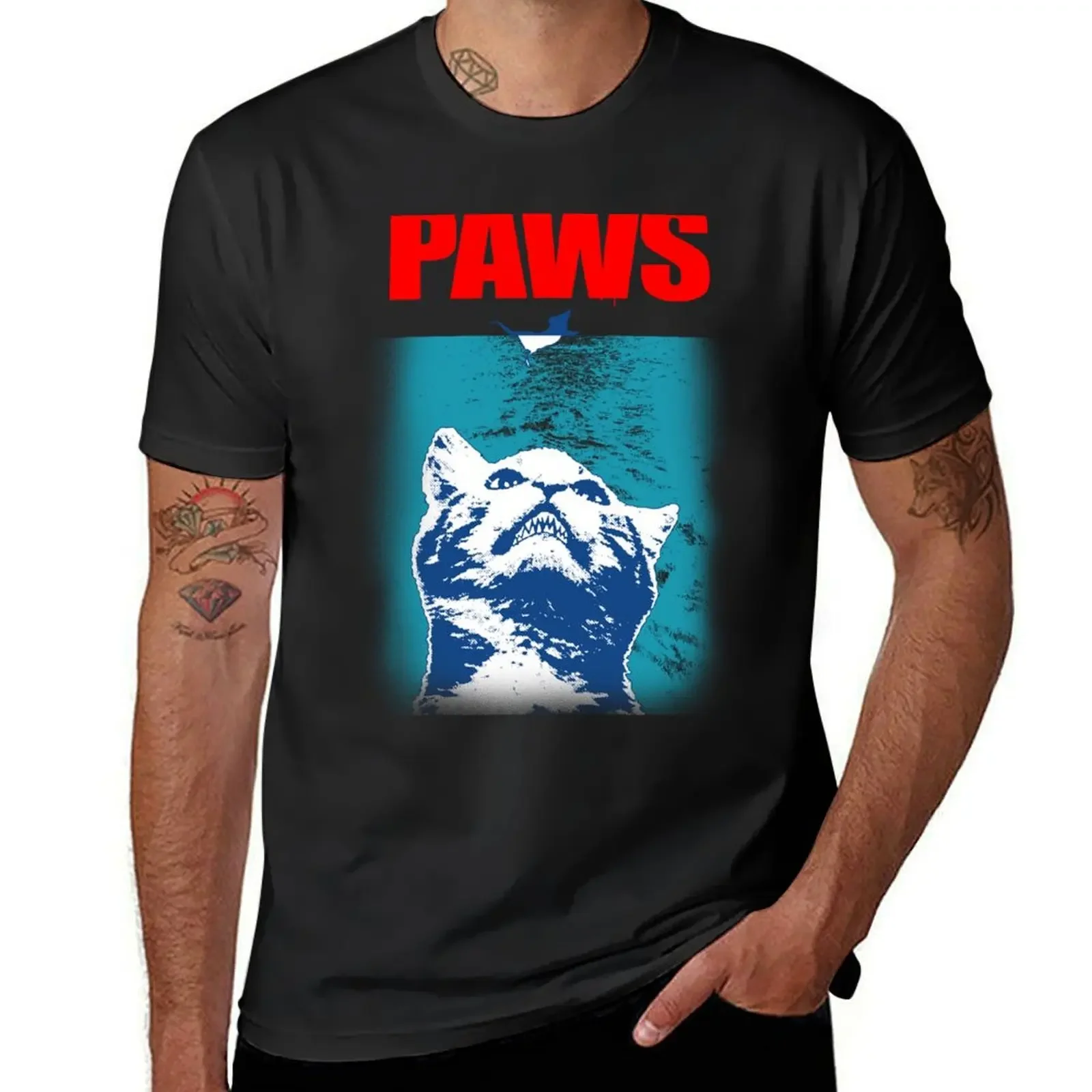 PAWS T-Shirt plus size tops Short sleeve tee tee shirts for men