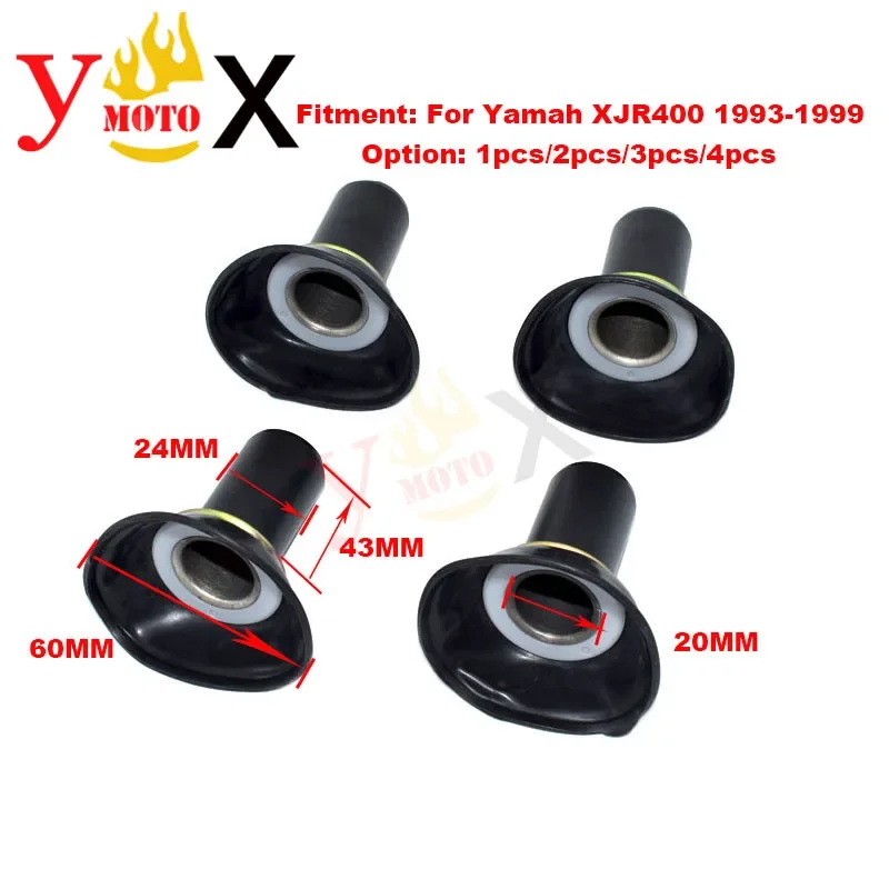 XJR400 91 #   Pistão do carburador da motocicleta com membrana de borracha do vácuo do diafragma para yamaha xjr 400 xjr400r 4hm 1993-1999 1994 1995