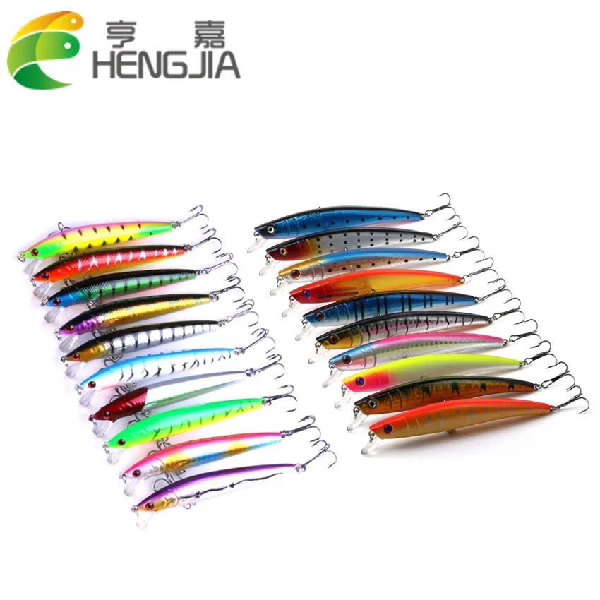 False Lure Bait Laser Bionic Plastic Fishing Bait Set Minnow Vibrating Swing Temptation Wobblers for Pike Birking Luer Fishing