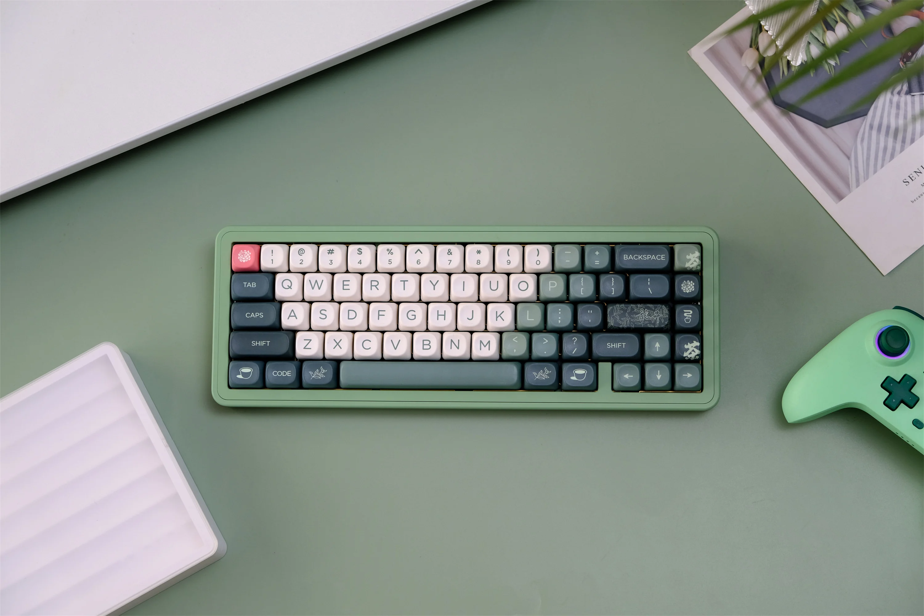 

GMK Long Jing Keycaps 126 Keys PBT Keycap MOA XOA Profile DYE-SUB Wooting Personalized For CHERRY MX Switch Mechanical Keyboard