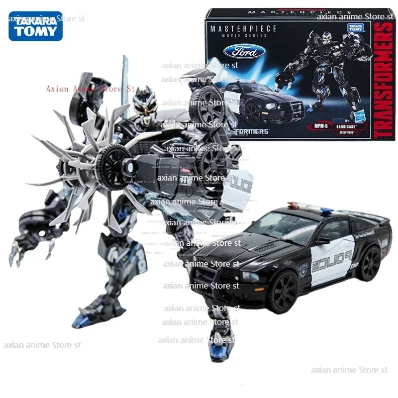 In Stock [48 Hours Shipping]TAKARA TOMY Transforming Toys Masterpiece Movie 5 MPM-05 Barricade Master Class Action Figure Toy