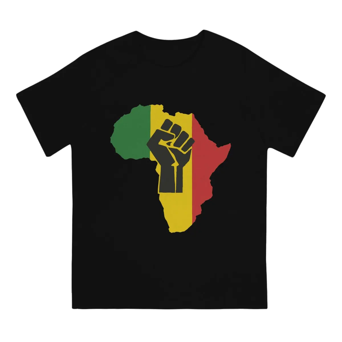 Rasta Lion African Power Tshirt Homme Men's Tees Polyester T Shirt For Men