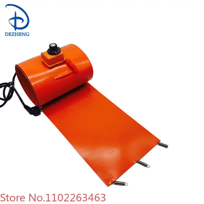 220v 970x100mm 250w flexible silicone rubber band heater for 15kg gas cylinder tank