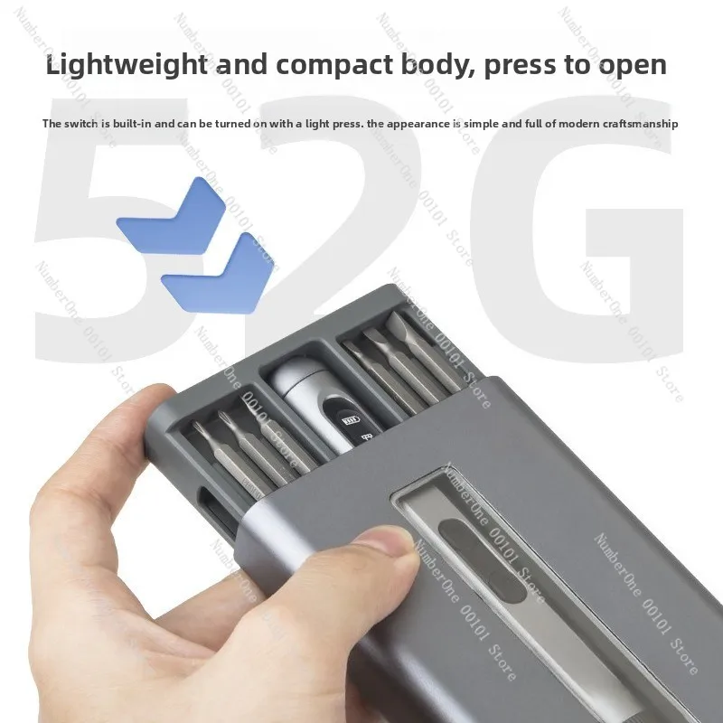 50 in 1 durable battery life rechargeable large torque silent multi-function precision screwdriver set