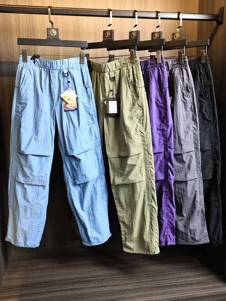 Quick Dry Lightweight Men's Outdoor Casual Pants Paratrooper Trousers Water Resistant Weaving Process Breathable City Outdoor...
