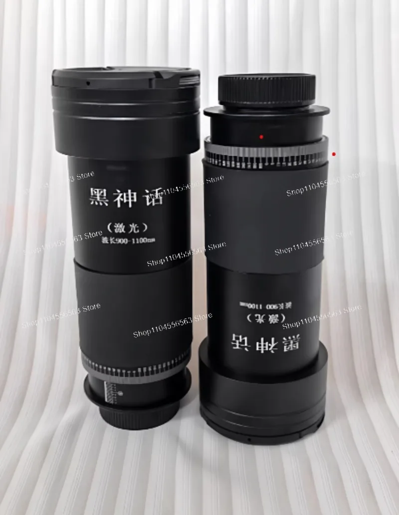New third-generation pump source laser lens Double-sided nano-gold coating Laser focusing lens with 50x magnification 900-1100nm