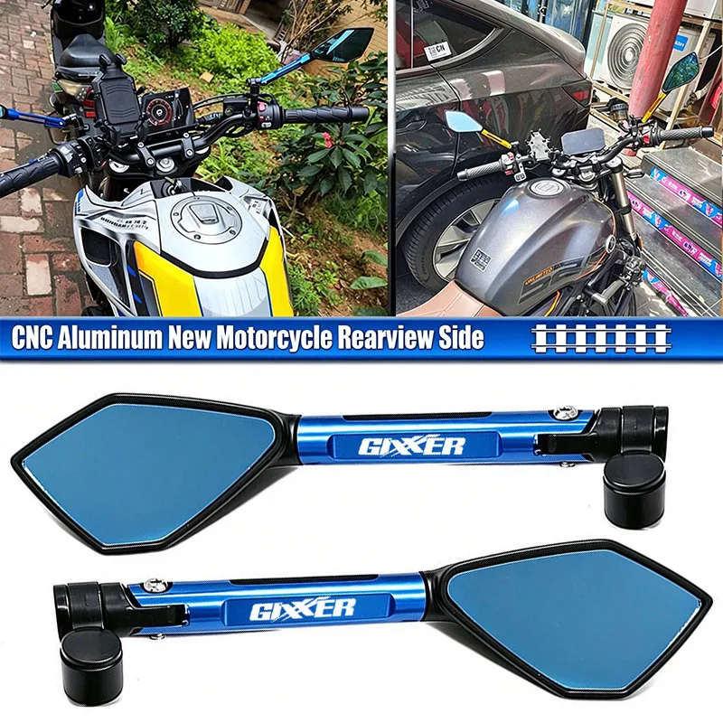 Fit For GIXXER 250 SF 150 125 155 GSX- S 150 125 Motorcycle Rearview Side Mirrors