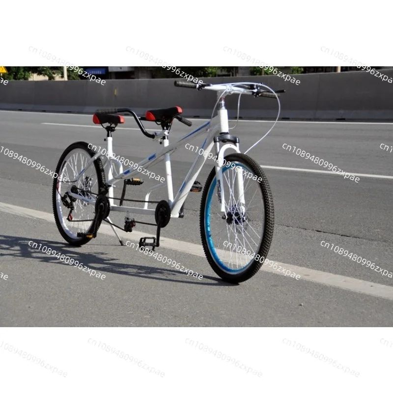2‑3 Person Tandem Bike Disc Brake Shift Bicycle Scenic Spot Square Sightseeing Bike