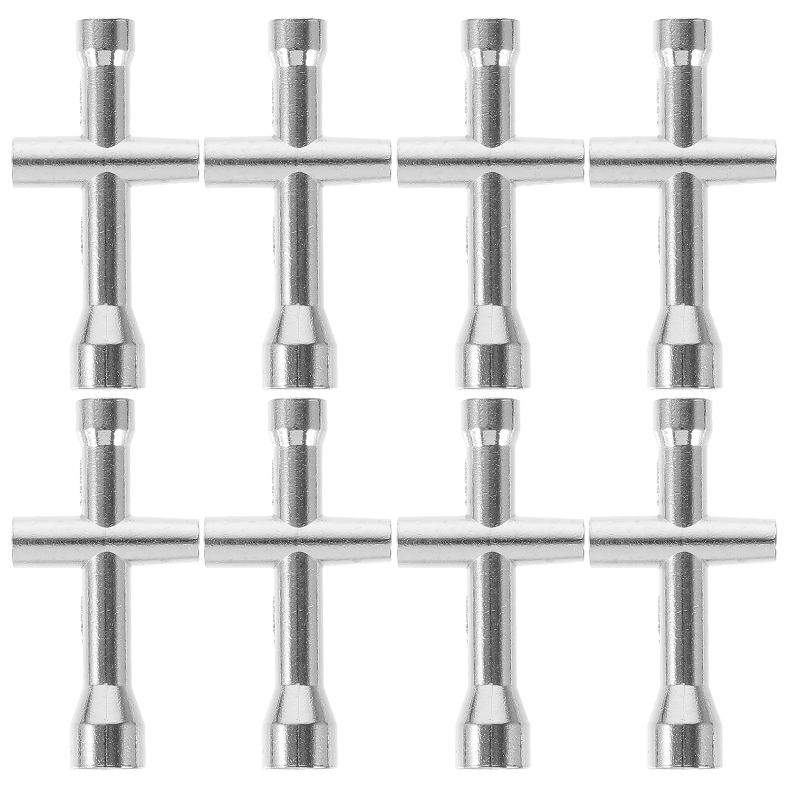 

10pcs Cross Wrenches Sleeves Socket Spanner For M2 M2.5 M3 M4 Nuts Repair Tool Aluminum Pocket Hand Tools Maintenance
