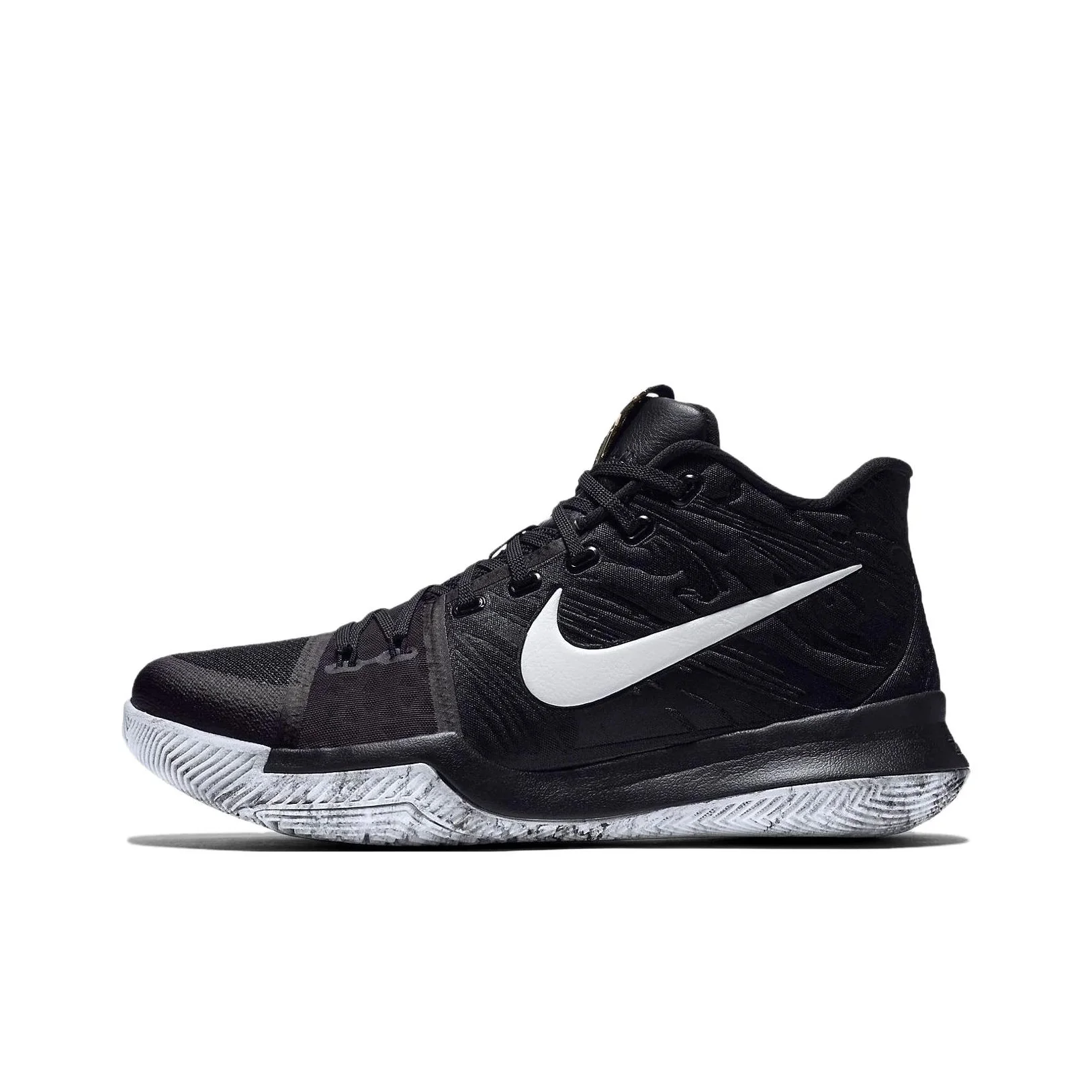 Nike Kyrie 3 Basketball Shoes Men's High Top Black 852417-001