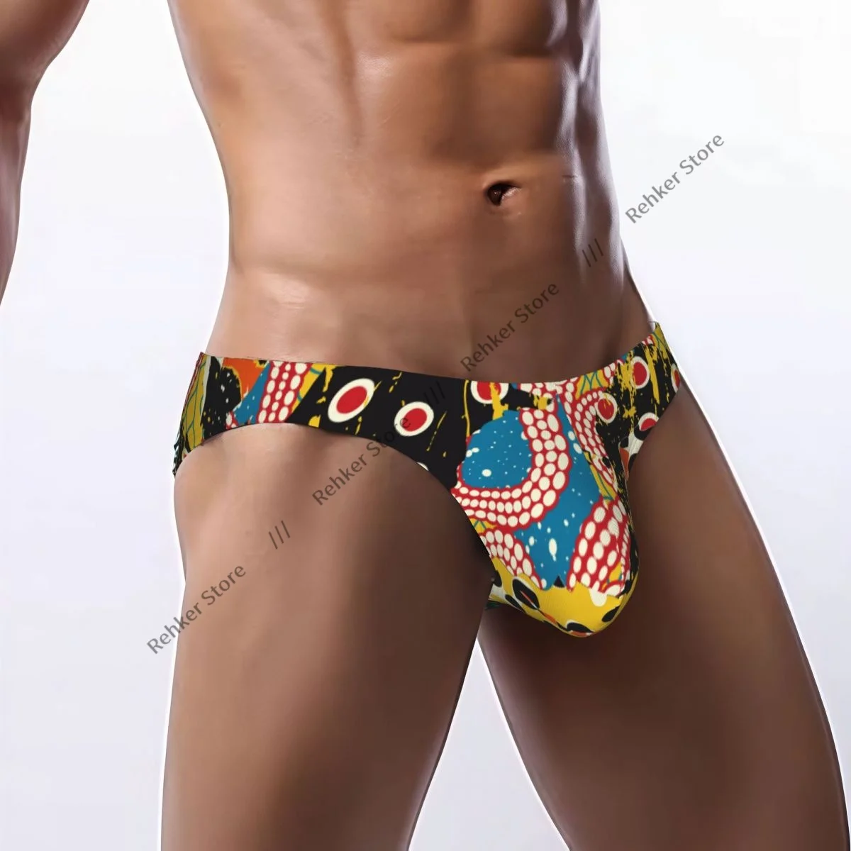 Men's Panties Male Briefs Traditional African Wild Animal Skins Sexy Underwear Man Bikini Underpants