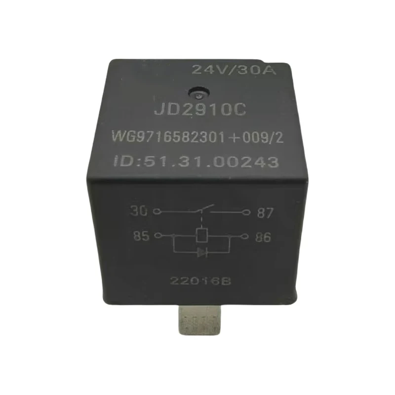 

24V 30A Relay with 4 Pins for Sinotruk Howo T7H, Haohan, SITRAK C7H | Part No.: WG9716582301+009/2